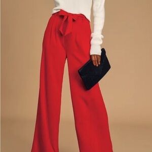 BB Dakota Red Women's Pants